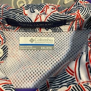 Columbia button up XXL